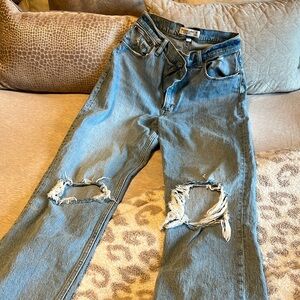 Abercrombie curve love 90s straight Jean